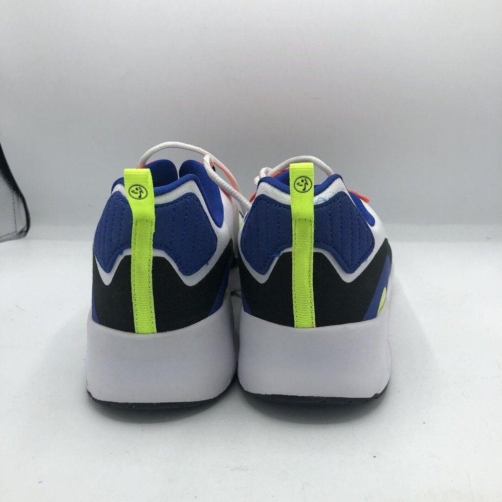 Zumba Air Lo Dance Workout Women's White Multicolor A1F00175-12 Size 12 - Picture 4 of 5